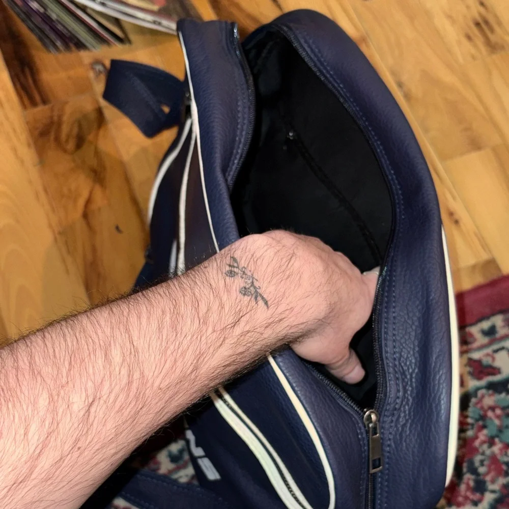 Iets Frans Navy Blue Men's Bag NWT